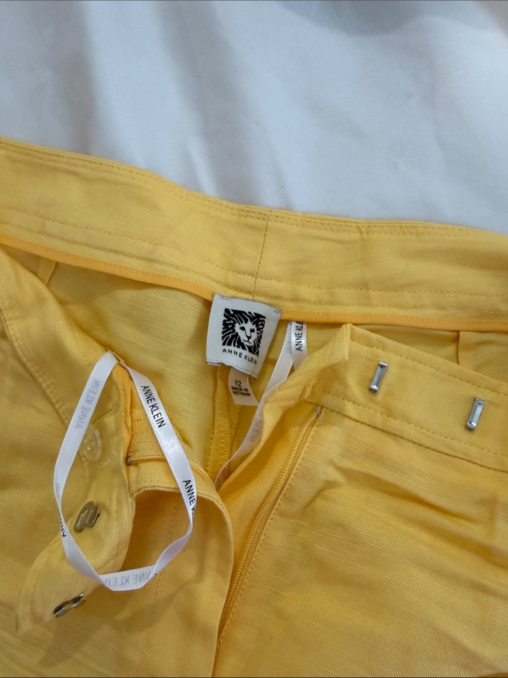 Anne Klein Bright Yellow Women's Chinos